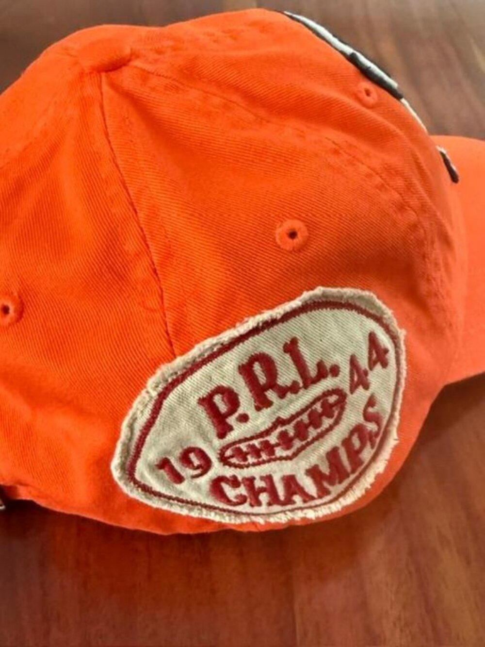 NWT POLO RALPH LAUREN 1 OF 1 ORANGE LETTERMAN P TIGER RLPC 67 FOOTBALL HAT CAP - Picture 7 of 10